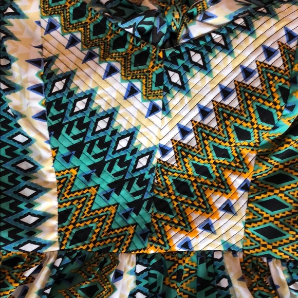 Geometric print summer dress - Picture 2 of 4